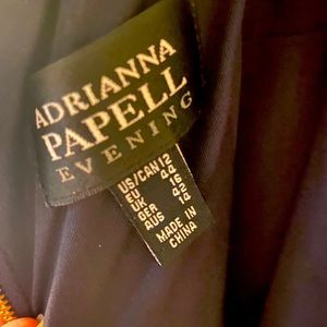 Adrianna Papell Navy Lace Dress Sheath